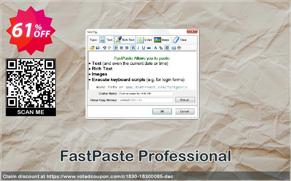 FastPaste Professional Coupon, discount 20% OFF FastPaste Professional, verified. Promotion: Wondrous deals code of FastPaste Professional, tested & approved