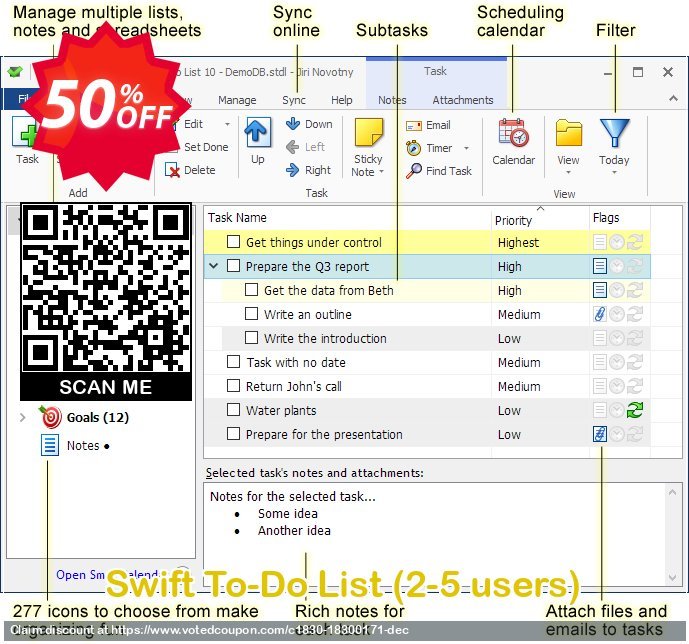 Swift To-Do List, 2-5 users  Coupon, discount 80% OFF Swift To-Do List (2-5 users), verified. Promotion: Wondrous deals code of Swift To-Do List (2-5 users), tested & approved