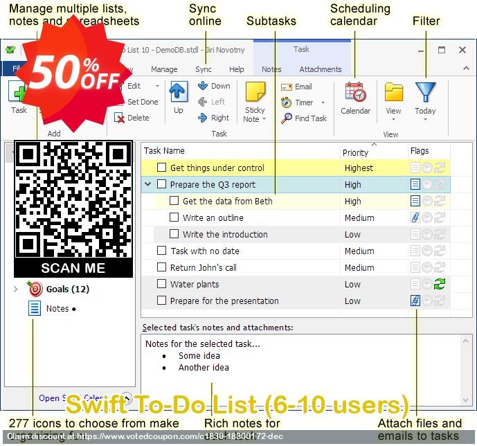 Swift To-Do List, 6-10 users  Coupon Code May 2024, 50% OFF - VotedCoupon