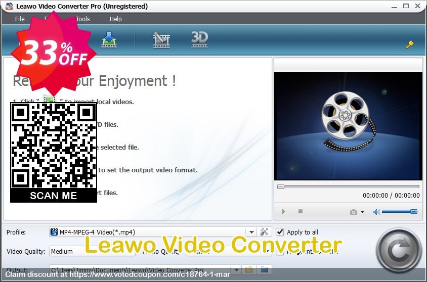 Leawo Video Converter Coupon, discount Leawo coupon (18764). Promotion: Leawo discount