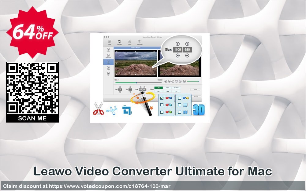 Leawo Video Converter Ultimate for MAC Coupon Code Apr 2024, 64% OFF - VotedCoupon