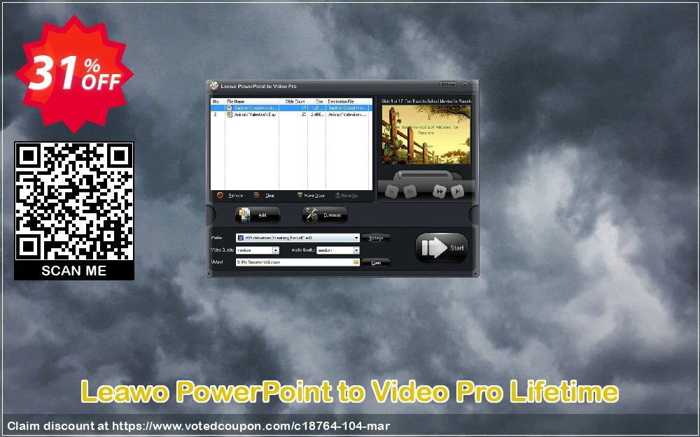 Leawo PowerPoint to Video Pro Lifetime Coupon Code Apr 2024, 31% OFF - VotedCoupon