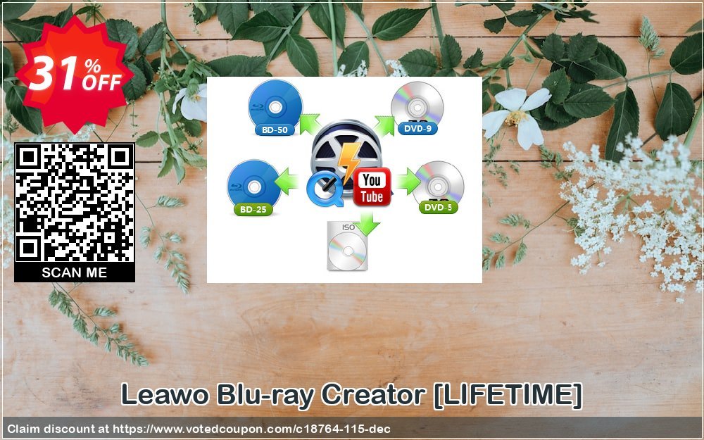Leawo Blu-ray Creator /LIFETIME/ Coupon, discount Leawo coupon (18764). Promotion: Leawo discount