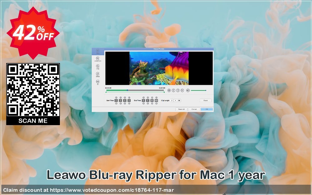 Leawo Blu-ray Ripper for MAC /LIFETIME/ Coupon, discount Leawo coupon (18764). Promotion: Leawo discount