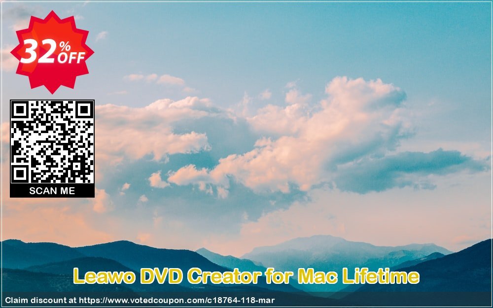 Leawo DVD Creator for MAC Lifetime Coupon, discount Leawo coupon (18764). Promotion: Leawo discount