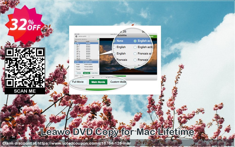 Leawo DVD Copy for MAC Lifetime Coupon, discount Leawo coupon (18764). Promotion: Leawo discount