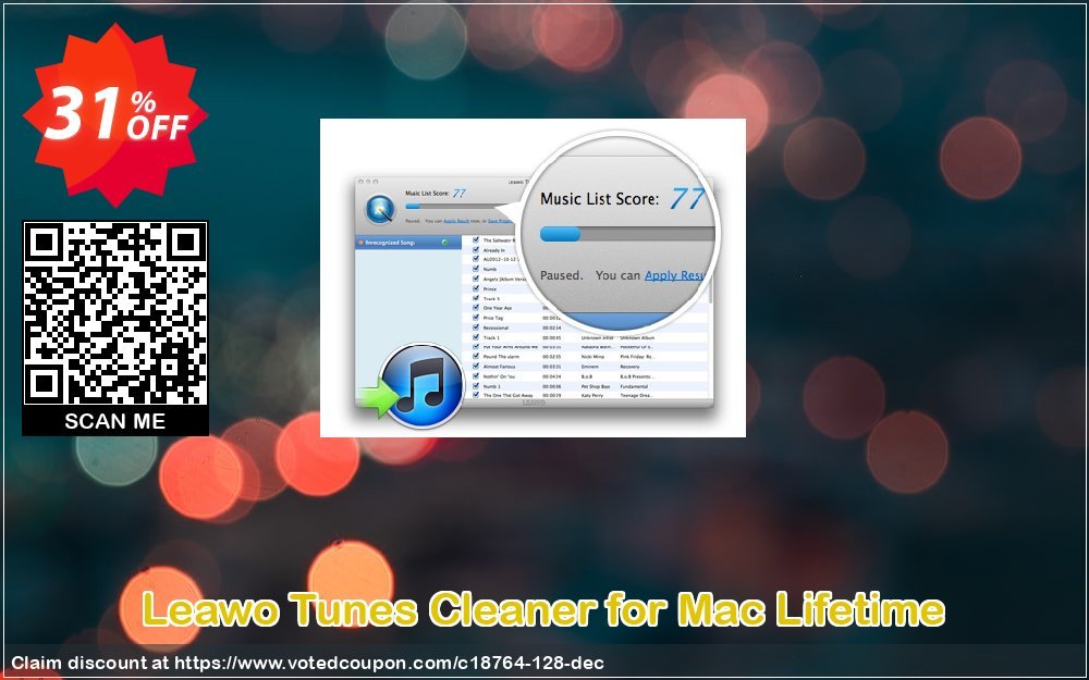 Leawo Tunes Cleaner for MAC Lifetime Coupon, discount Leawo coupon (18764). Promotion: Leawo discount