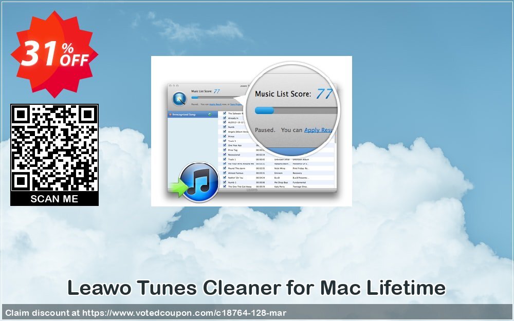 Leawo Tunes Cleaner for MAC Lifetime Coupon, discount Leawo coupon (18764). Promotion: Leawo discount