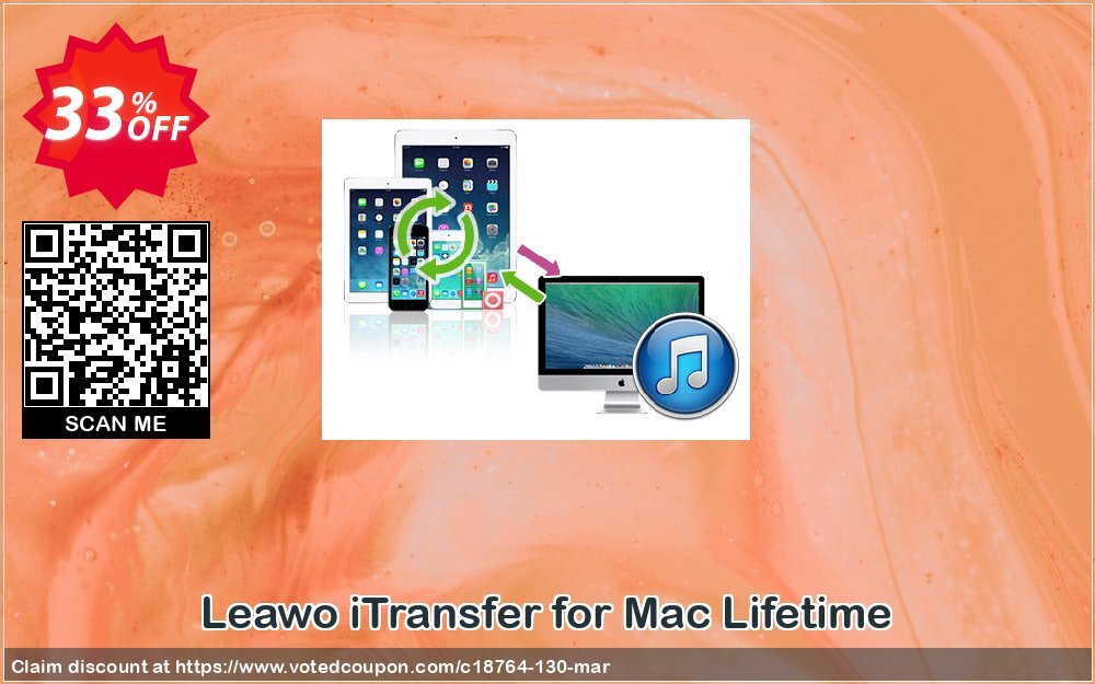 Leawo iTransfer for MAC Lifetime Coupon, discount Leawo coupon (18764). Promotion: Leawo discount