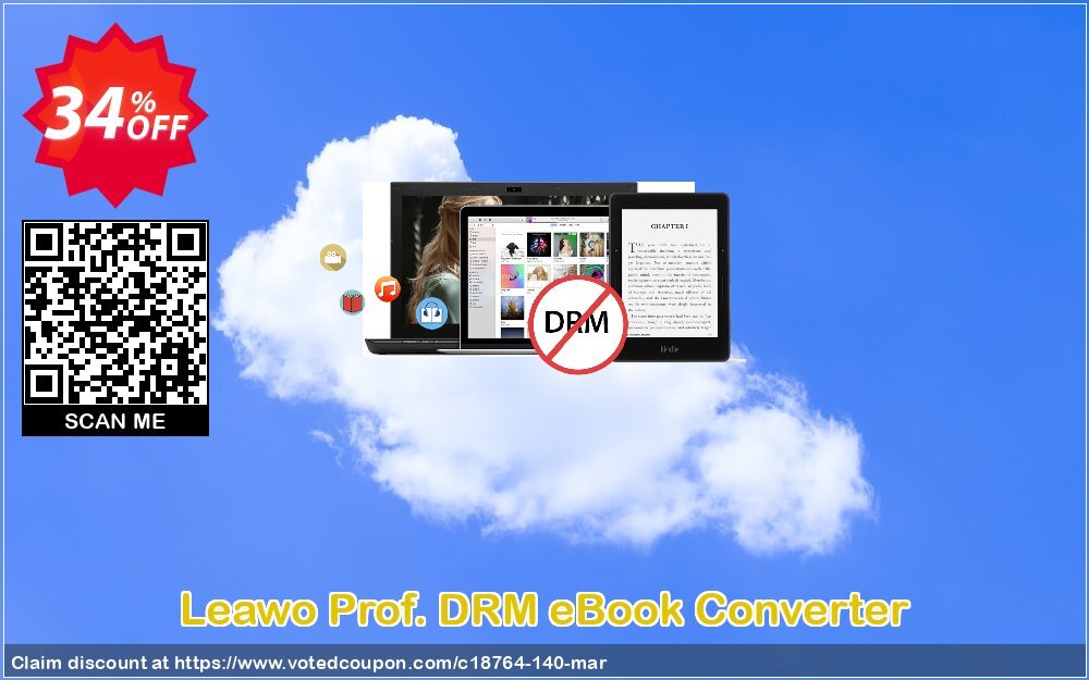 Leawo Prof. DRM eBook Converter Coupon Code May 2024, 34% OFF - VotedCoupon