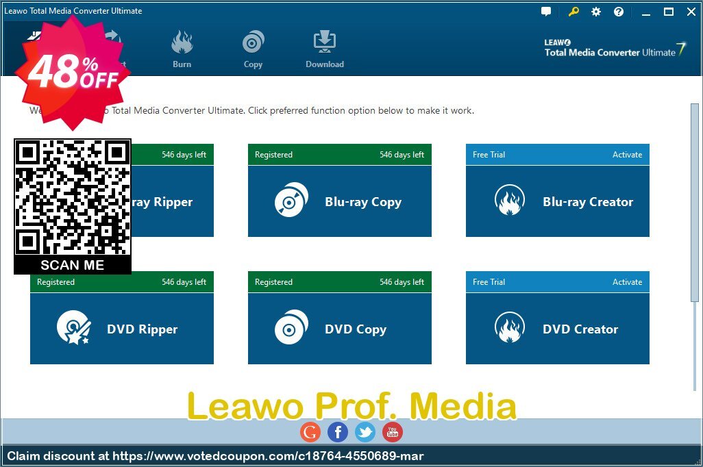 Leawo Prof. Media Coupon, discount Leawo Prof. Media imposing discounts code 2024. Promotion: imposing discounts code of Leawo Prof. Media 2024