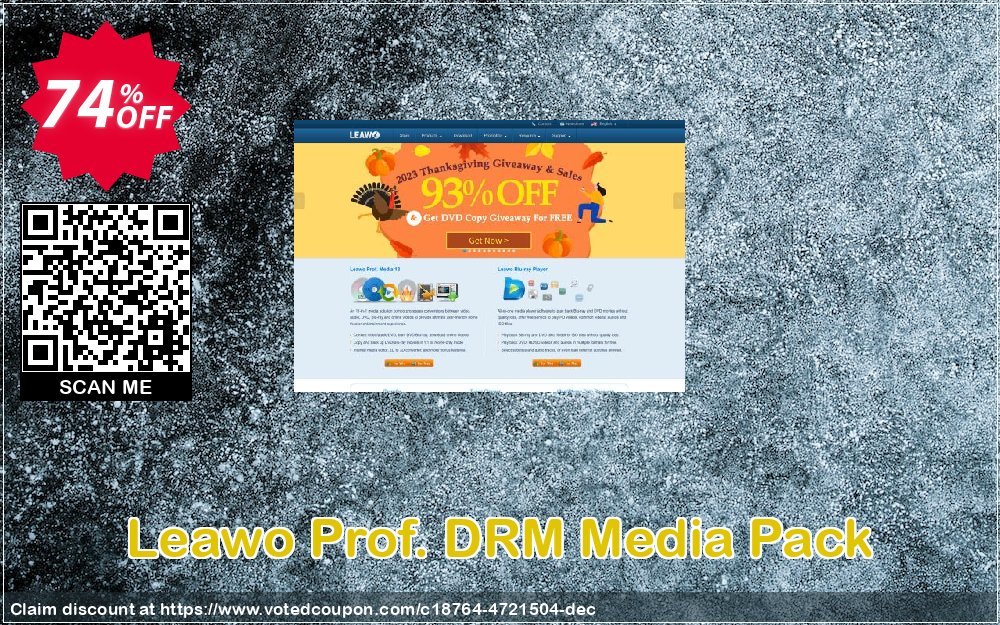 Leawo Prof. DRM Media Pack Coupon, discount Leawo Prof. DRM Media Pack exclusive promotions code 2023. Promotion: exclusive promotions code of Leawo Prof. DRM Media Pack 2023