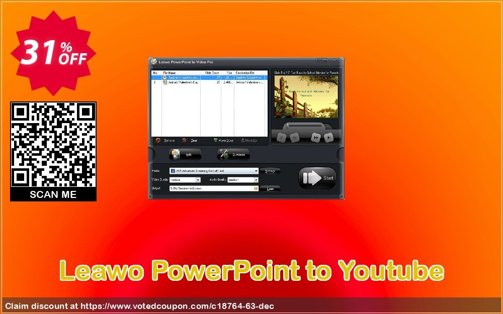 Leawo PowerPoint to Youtube Coupon Code Apr 2024, 31% OFF - VotedCoupon