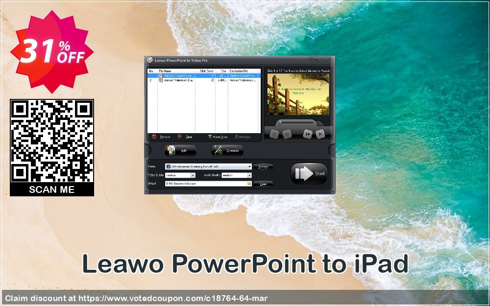 Leawo PowerPoint to iPad Coupon, discount Leawo coupon (18764). Promotion: Leawo discount