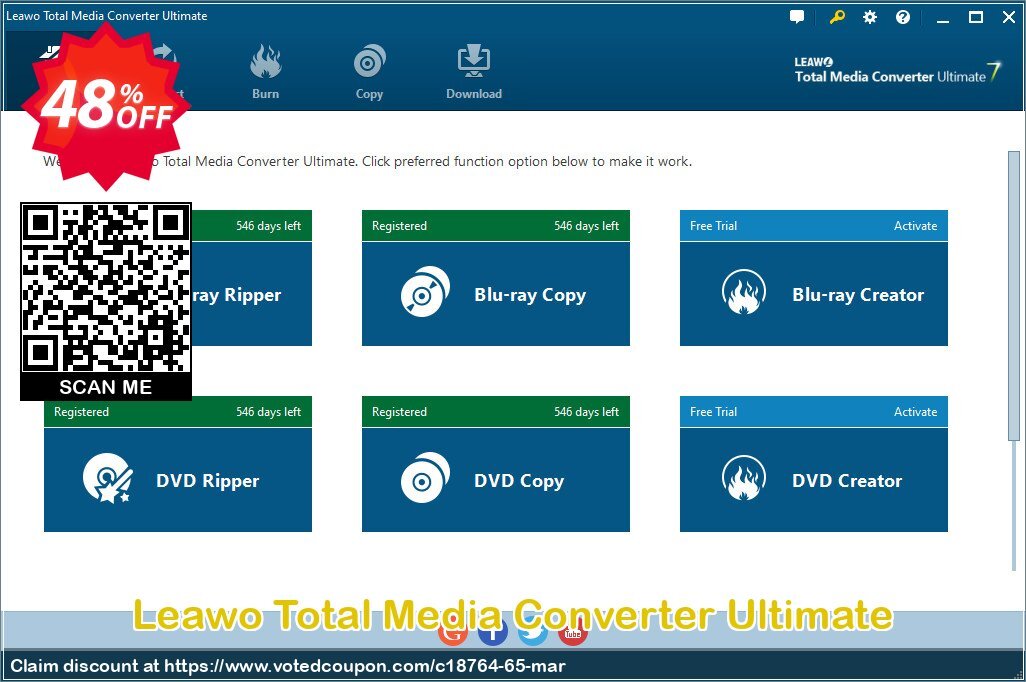 Leawo Total Media Converter Ultimate Coupon Code Apr 2024, 48% OFF - VotedCoupon