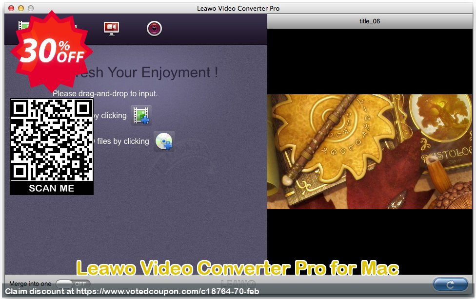 Leawo Video Converter Pro for MAC Coupon Code Jun 2024, 30% OFF - VotedCoupon