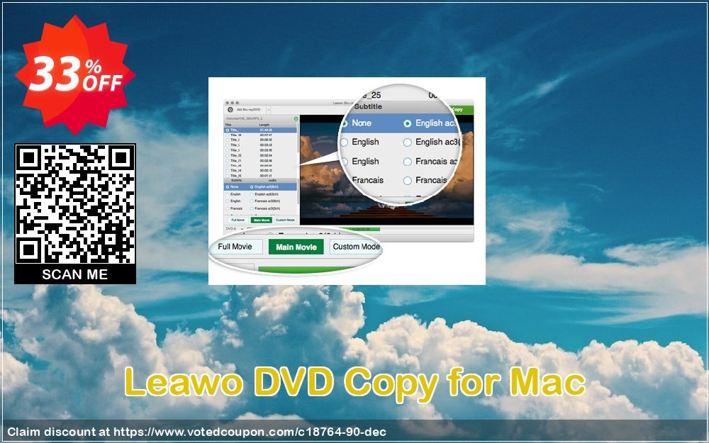 Leawo DVD Copy for MAC Coupon Code Apr 2024, 33% OFF - VotedCoupon