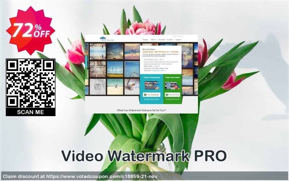 Video Watermark PRO Coupon, discount AoaoPhoto Video Watermark (18859) discount. Promotion: Aoao coupon codes discount
