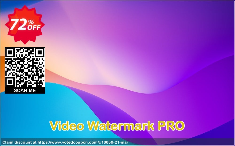 Video Watermark PRO Coupon, discount AoaoPhoto Video Watermark (18859) discount. Promotion: Aoao coupon codes discount