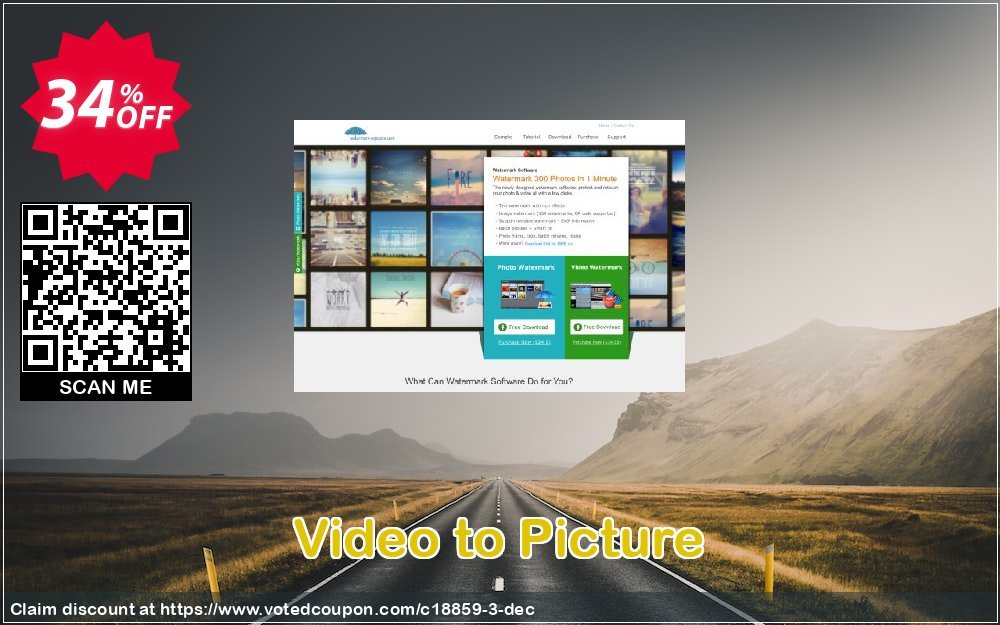 Video to Picture Coupon, discount AoaoPhoto Video Watermark (18859) discount. Promotion: Aoao coupon codes discount