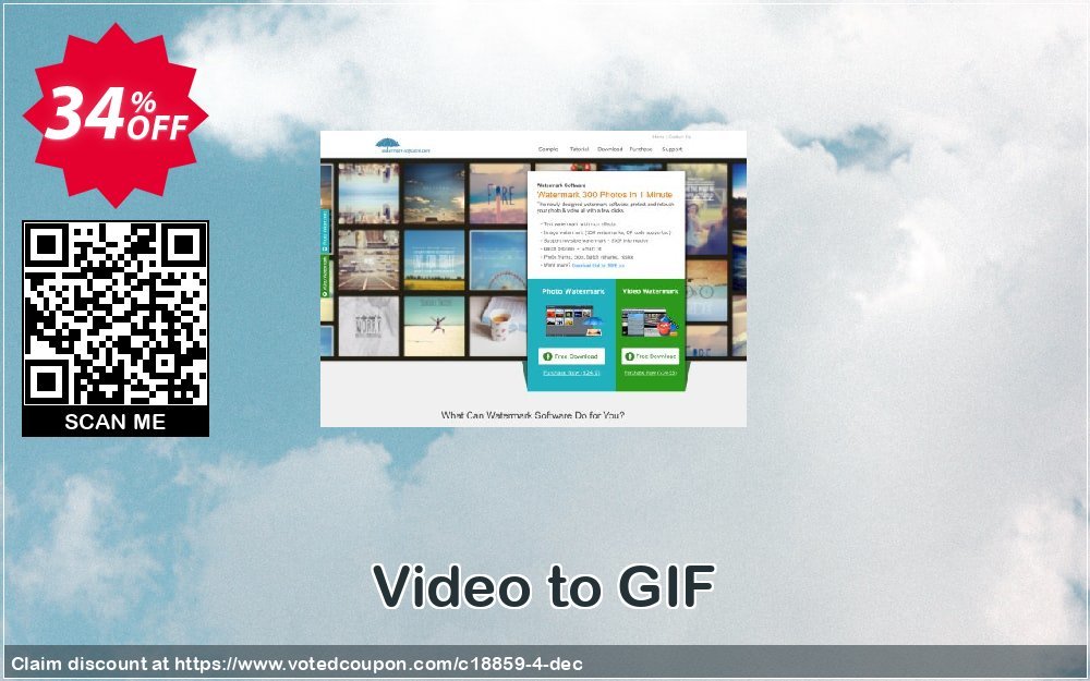 Video to GIF Coupon, discount AoaoPhoto Video Watermark (18859) discount. Promotion: Aoao coupon codes discount