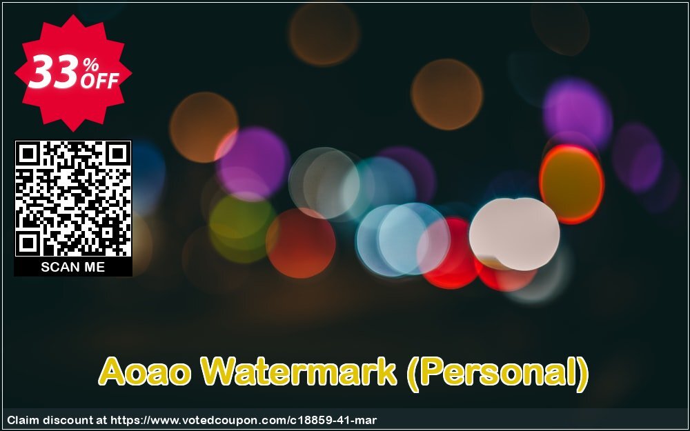 Aoao Watermark, Personal  Coupon, discount AoaoPhoto Video Watermark (18859) discount. Promotion: Aoao coupon codes discount