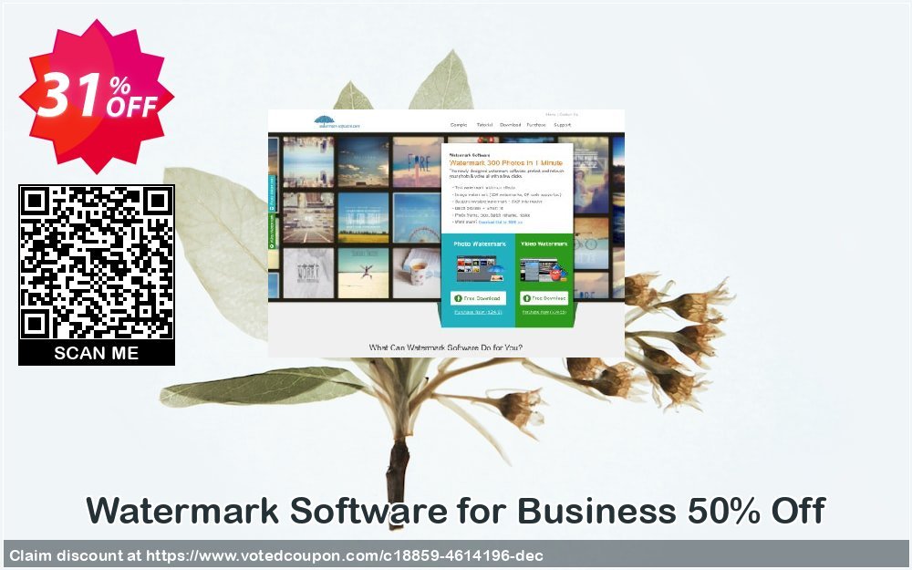 Watermark Software for Business 50% Off Coupon, discount Watermark Software for Business 50% Off dreaded offer code 2024. Promotion: dreaded offer code of Watermark Software for Business 50% Off 2024