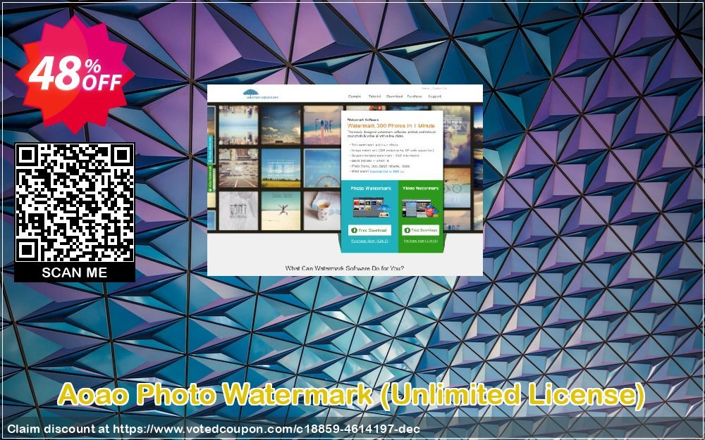 Aoao Photo Watermark, Unlimited Plan  Coupon, discount Watermark Software Unlimited Version excellent discount code 2023. Promotion: excellent discount code of Watermark Software Unlimited Version 2023