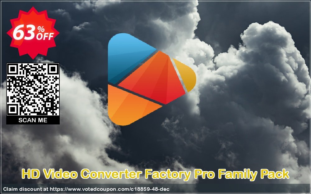 HD Video Converter Factory Pro Family Pack Coupon Code Mar 2024, 63% OFF - VotedCoupon