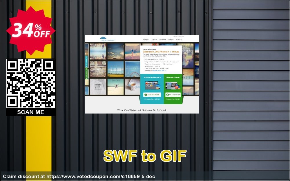 SWF to GIF Coupon, discount AoaoPhoto Video Watermark (18859) discount. Promotion: Aoao coupon codes discount