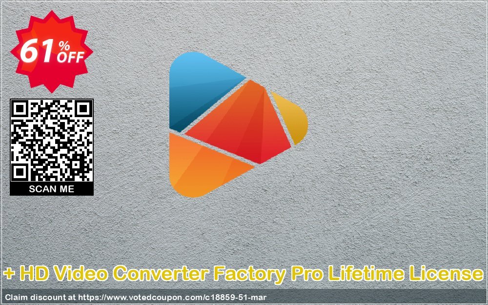 DVD Ripper Pro + HD Video Converter Factory Pro Lifetime Plan, Discount pack  voted-on promotion codes