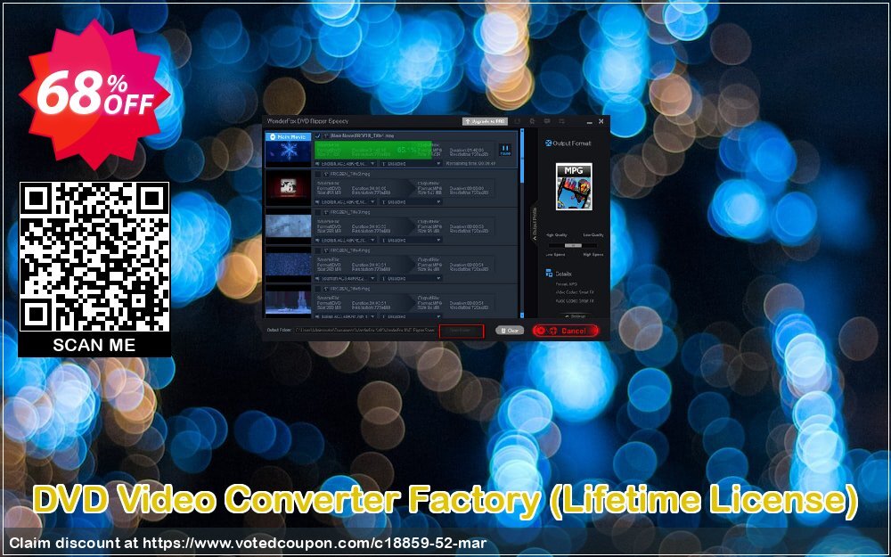 DVD Video Converter Factory, Lifetime Plan  Coupon Code May 2024, 68% OFF - VotedCoupon