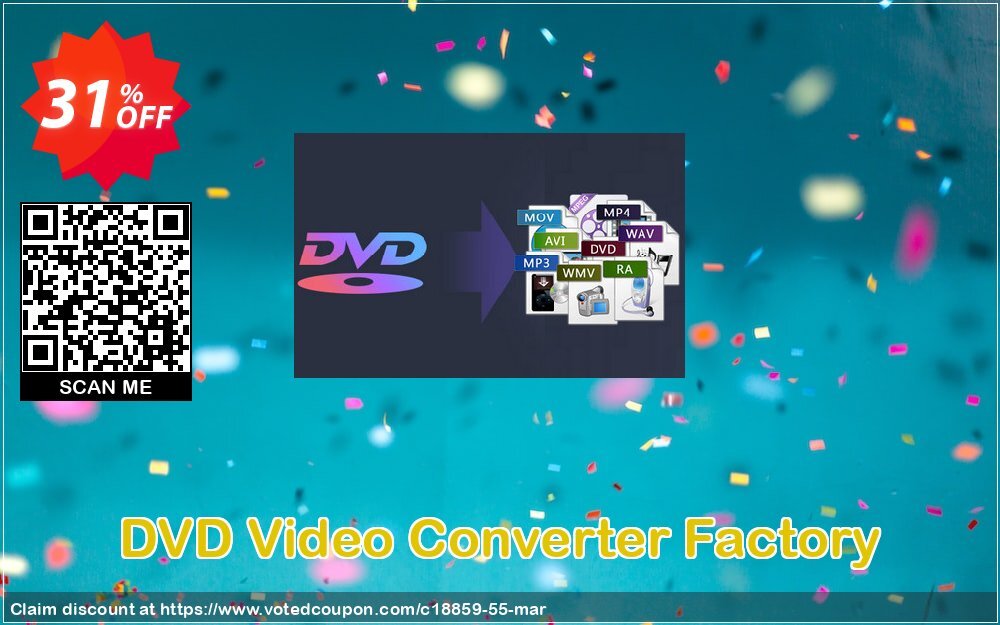 DVD Video Converter Factory Coupon Code Apr 2024, 31% OFF - VotedCoupon