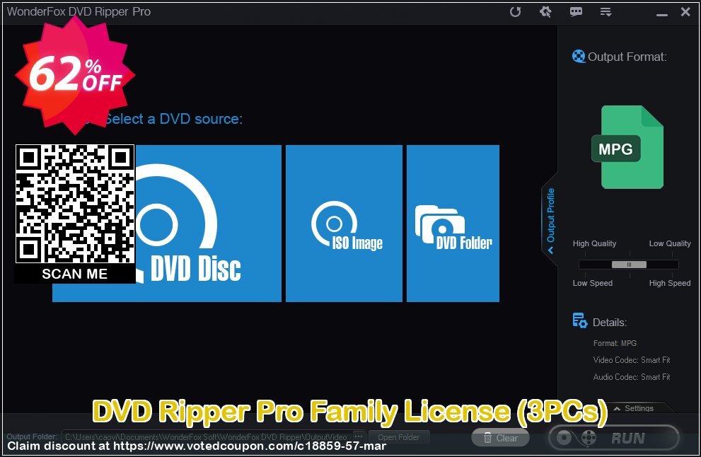 DVD Ripper Pro Family Plan, 3PCs  Coupon Code May 2024, 62% OFF - VotedCoupon