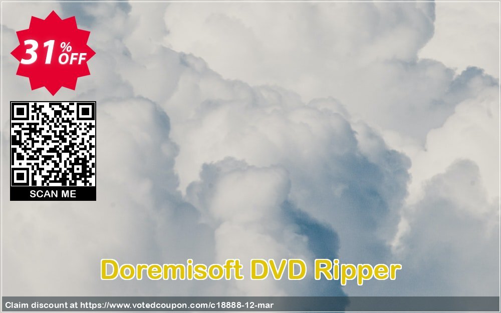 Doremisoft DVD Ripper Coupon, discount Doremisoft Software promotion (18888). Promotion: Doremisoft Software coupon