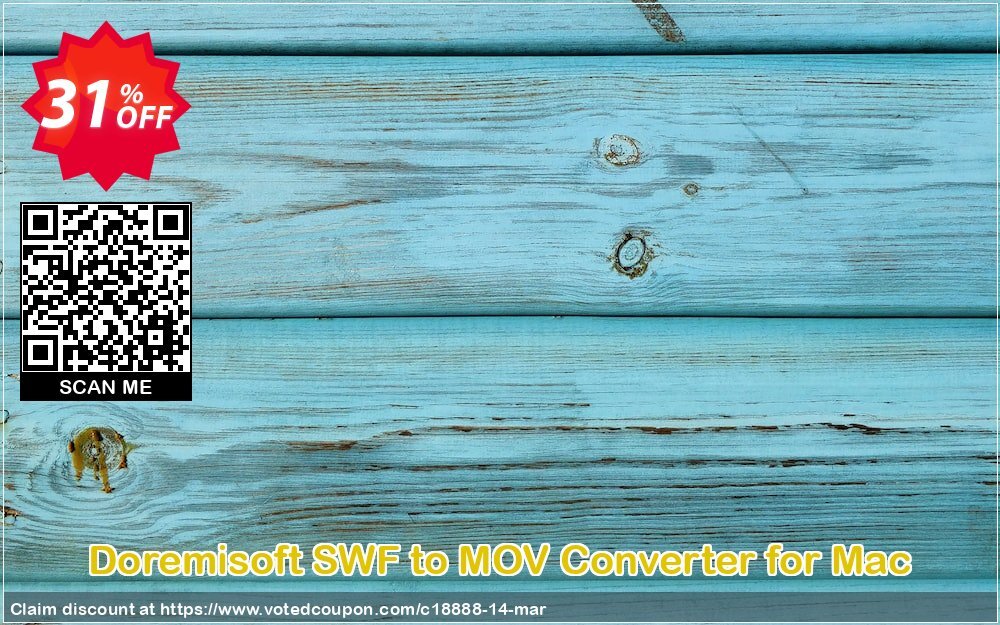 Doremisoft SWF to MOV Converter for MAC Coupon, discount Doremisoft Software promotion (18888). Promotion: Doremisoft Software coupon