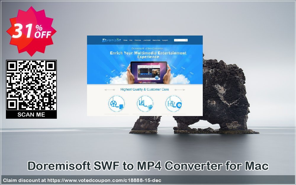 Doremisoft SWF to MP4 Converter for MAC Coupon, discount Doremisoft Software promotion (18888). Promotion: Doremisoft Software coupon