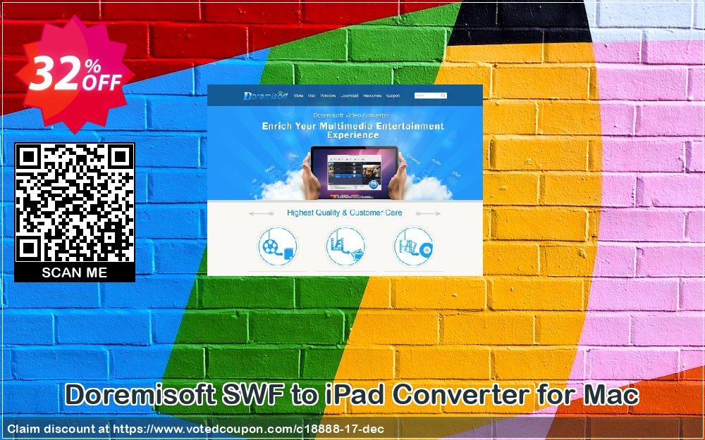 Doremisoft SWF to iPad Converter for MAC Coupon Code Apr 2024, 32% OFF - VotedCoupon