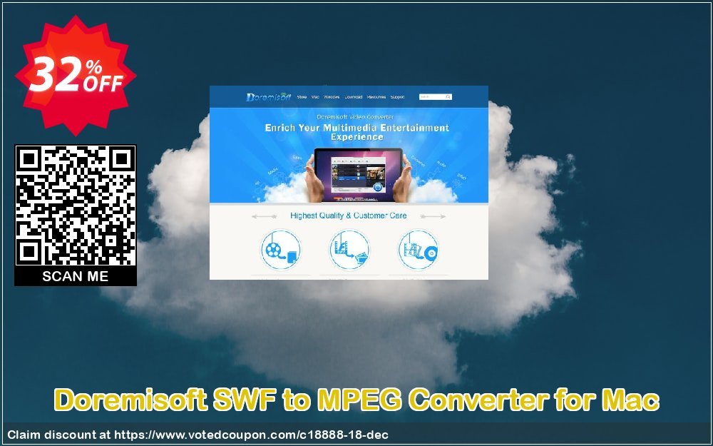 Doremisoft SWF to MPEG Converter for MAC Coupon, discount Doremisoft Software promotion (18888). Promotion: Doremisoft Software coupon