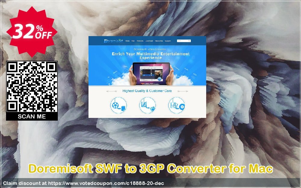 Doremisoft SWF to 3GP Converter for MAC Coupon Code Apr 2024, 32% OFF - VotedCoupon