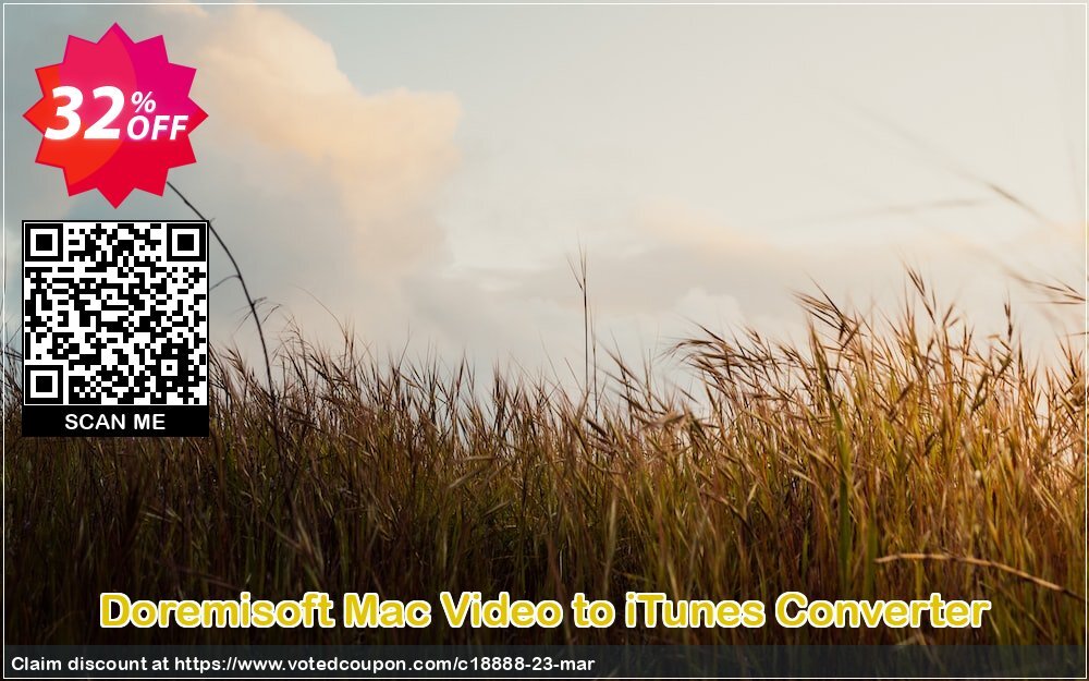 Doremisoft MAC Video to iTunes Converter Coupon Code Apr 2024, 32% OFF - VotedCoupon