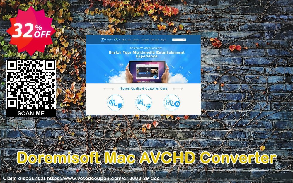 Doremisoft MAC AVCHD Converter Coupon, discount Doremisoft Software promotion (18888). Promotion: Doremisoft Software coupon
