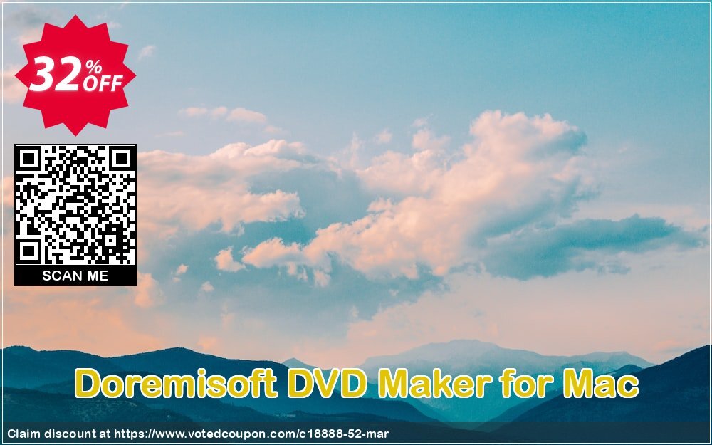 Doremisoft DVD Maker for MAC Coupon, discount Doremisoft Software promotion (18888). Promotion: Doremisoft Software coupon