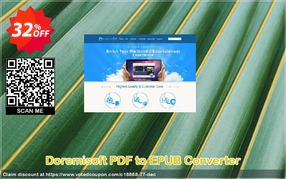 Doremisoft PDF to EPUB Converter Coupon, discount Doremisoft Software promotion (18888). Promotion: Doremisoft Software coupon