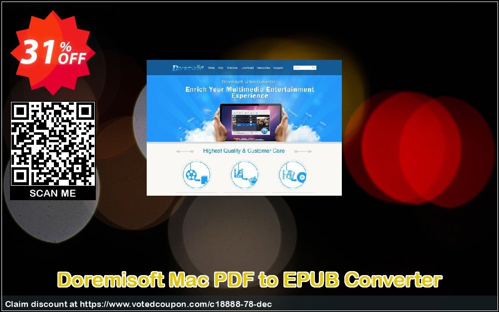 Doremisoft MAC PDF to EPUB Converter Coupon, discount Doremisoft Software promotion (18888). Promotion: Doremisoft Software coupon