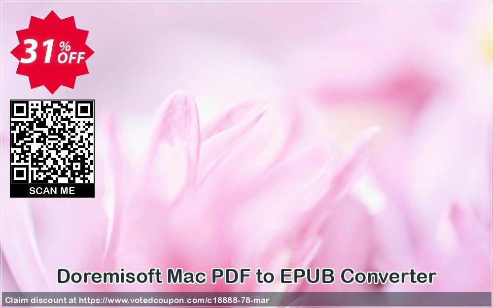 Doremisoft MAC PDF to EPUB Converter Coupon Code May 2024, 31% OFF - VotedCoupon