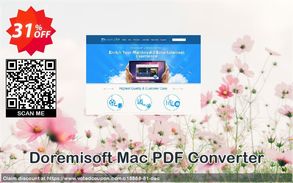 Doremisoft MAC PDF Converter Coupon, discount Doremisoft Software promotion (18888). Promotion: Doremisoft Software coupon