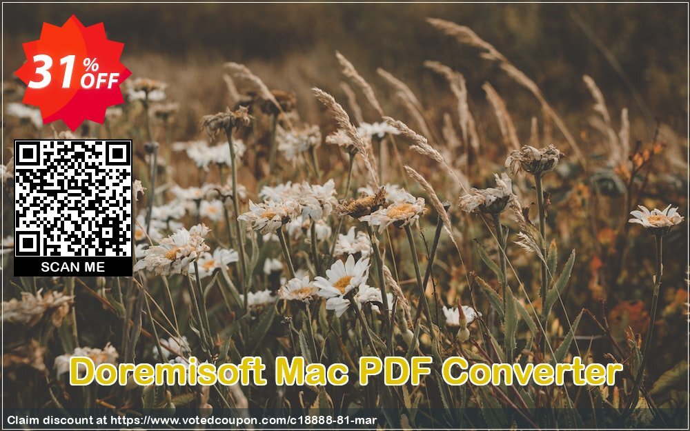 Doremisoft MAC PDF Converter Coupon, discount Doremisoft Software promotion (18888). Promotion: Doremisoft Software coupon