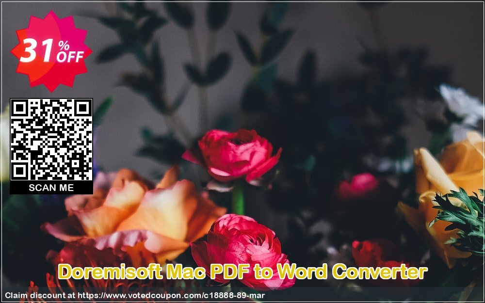 Doremisoft MAC PDF to Word Converter Coupon, discount Doremisoft Software promotion (18888). Promotion: Doremisoft Software coupon