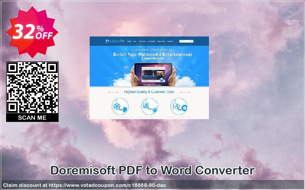 Doremisoft PDF to Word Converter Coupon, discount Doremisoft Software promotion (18888). Promotion: Doremisoft Software coupon
